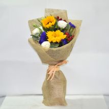 Appealing Mixed Flowers Bunch: Get Well Soon Flowers