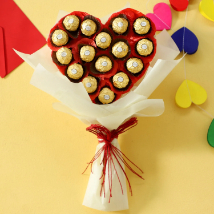 Chocolate Heart Bouquet: Chocolates 