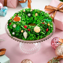 Christmas Special Wreath Cake: 