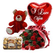 Cute Gesture Of Love Combo: Love N Romance Gifts
