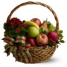 Fresh Seasonal Fruit Basket: 