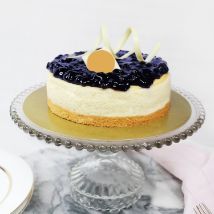 Irresistible Blueberry Chiboust Cheesecake: 