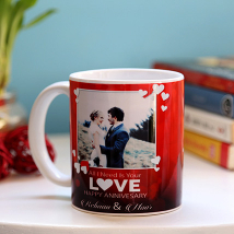Personalised Anniversary Love Mug: 