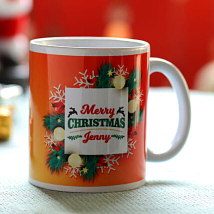 Personalised Christmas Name Mug: Mugs 