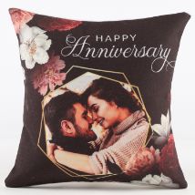 Personalised Happy Anniversary Cushion: Gifts for Parents