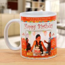 Personalised Happy Birthday Celebration Mug: Personalised Birthday Gifts