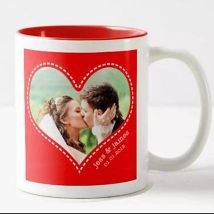 Romantic Personalized Mug: Valentines Day Gifts for Him