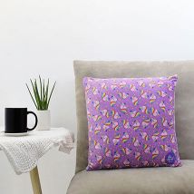Unicorn Printed Square Pillow: Cushions 