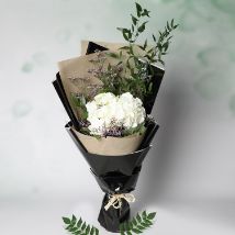 white hydrangea bouquet: Flower Bouquets 